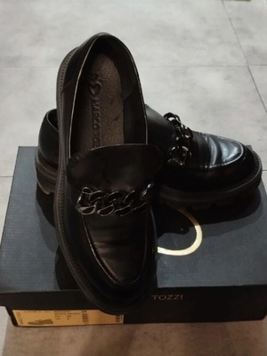Marco Tozzi Oxford ballerinas size 39 used, black, comfortable
