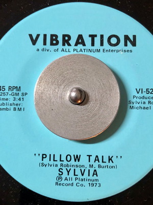 Sylvia Pillow Talk βινύλιο 7" 45 RPM single μεταχειρισμένο, pop
