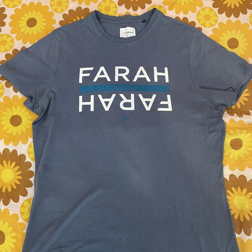 Farah men's t-shirt like new, blue, size M