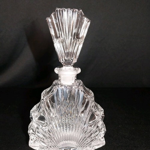 Art Deco Small Crystal Decanter 1940s