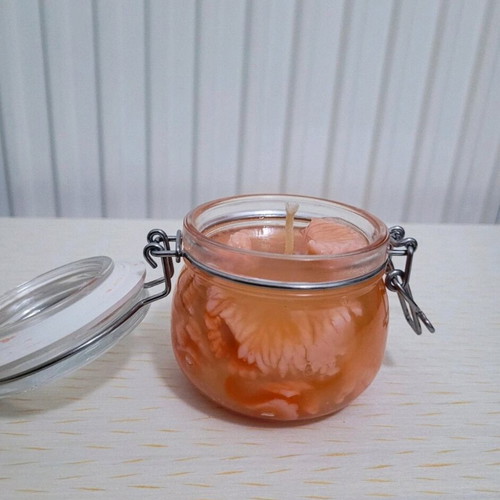 Marmalade candle like new, 150gr soy and gel with orange scent