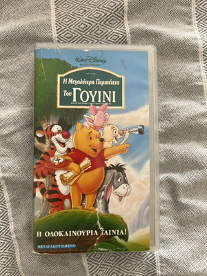 Disney Winnie The Pooh The Great Adventure DVD like new, dubbed