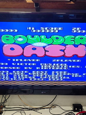 Nintendo NES Boulder Dash used