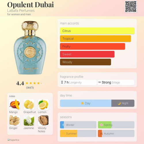 Opulent Dubai Lattafa Eau de Parfum tester 3 ml new