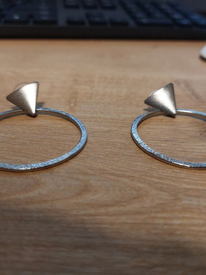 Dangling earrings used