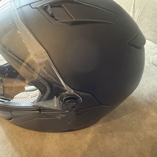 Caberg Stunt Blade full face helmet with sun visor, used, black matt, size M