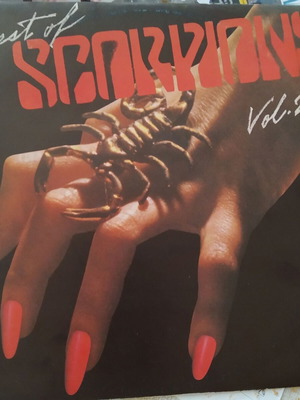 Scorpions vinyl records used, metal