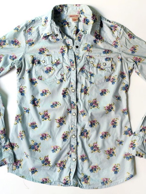 Vintage style φλοράλ πουκάμισο, XS, Mossimo supply & co.