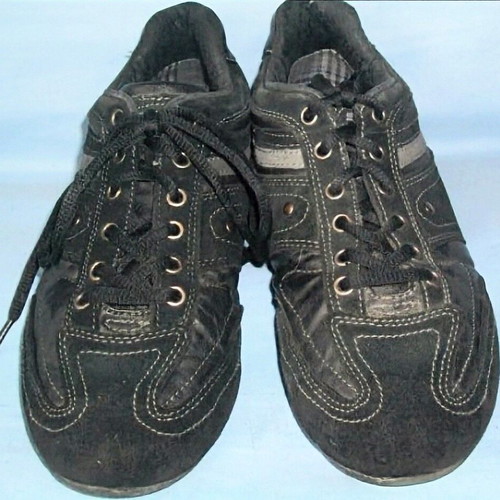 SW3 vintage women's sneakers like new, sports style, leather and suede
