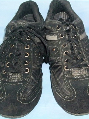 SW3 vintage women's sneakers like new, sports style, leather and suede