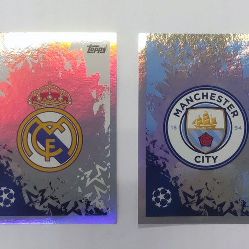 FIFA 365 football stickers new, Real Madrid and Manchester City