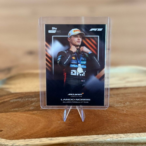 2025 Topps F1 Lights Out Lando Norris Drivers Base card McLaren new
