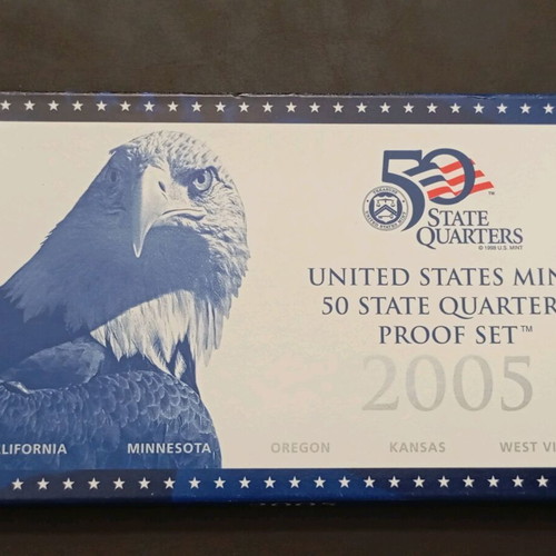 Proof Set USA 50 State Quarters excellent, United States Mint