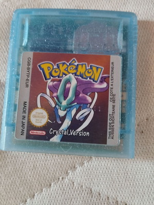 Pokemon Crystal game used with replaced battery and save function