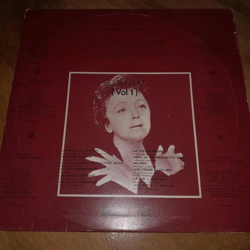 Edith Piaf vinyl records like new, classical music, 2 discs