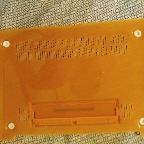 Orange laptop sleeve like new for MacBook Pro A2338 and similar