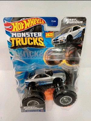 Hot Wheels Monster Trucks 2023 Fast and Furious Skyline GT-R new sealed
