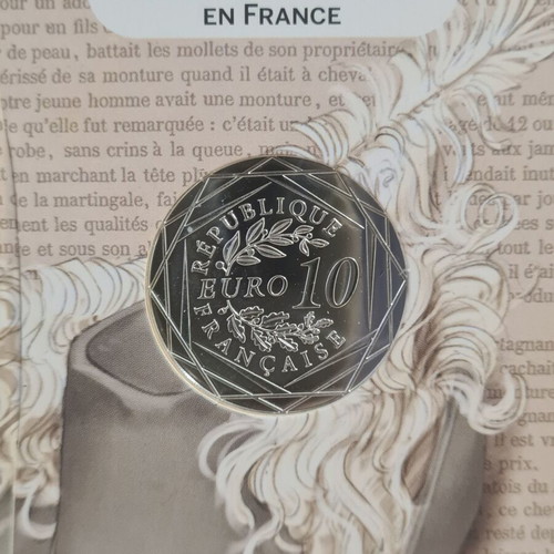 Silver coin D'Artagnan new, The Three Musketeers collection
