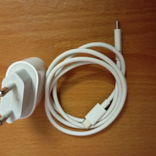 iPhone original charger with USB-C cable