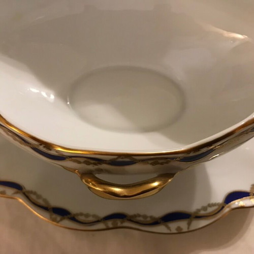 Altrohlau sauce boat used, antique from Czechoslovakia