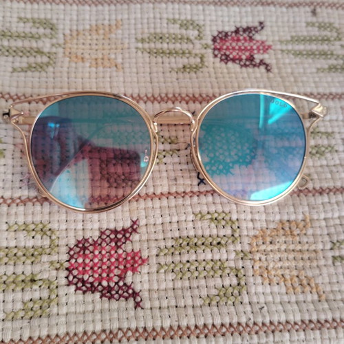 Gold & Wood sunglasses like new, men's, gold color