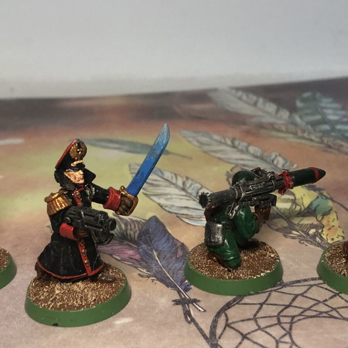 Warhammer 40K Steel Legion squad with Lord Commissar