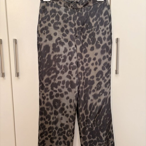 Massimo Dutti leopard pants like new, size S