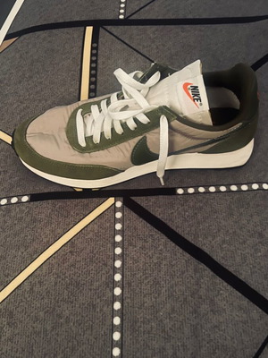 Nike sneakers like new, size 42, gray and green