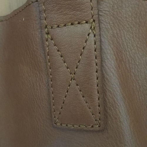 Marks & Spencer Autograph leather shoulder bag, light brown