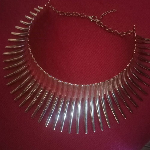 Statement Cleopatra faux bijou necklace new