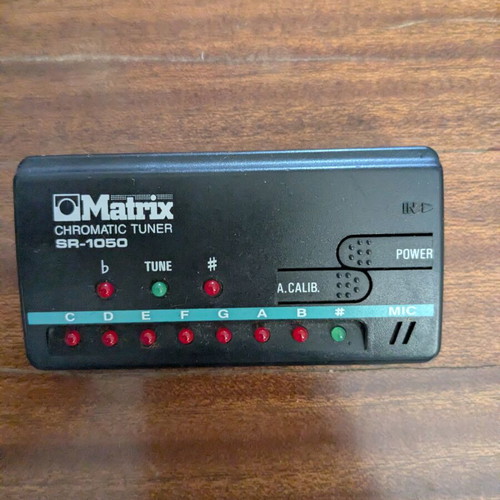 Matrix musical instrument tuner