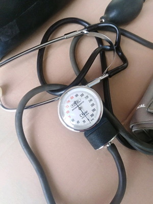 Old sphygmomanometer