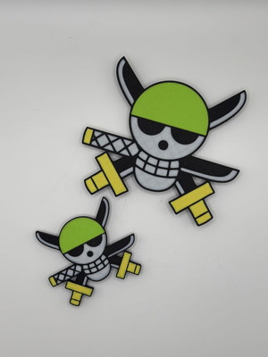 One Piece Magnet Large New with 3D Printing Zoro