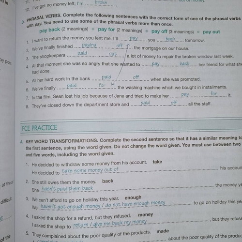 Mastering Use of English FCE Teacher's Book like new