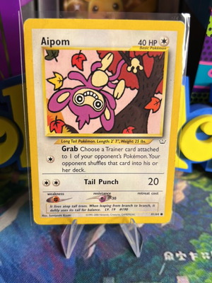 Aipom Neo Revelation Pokemon card