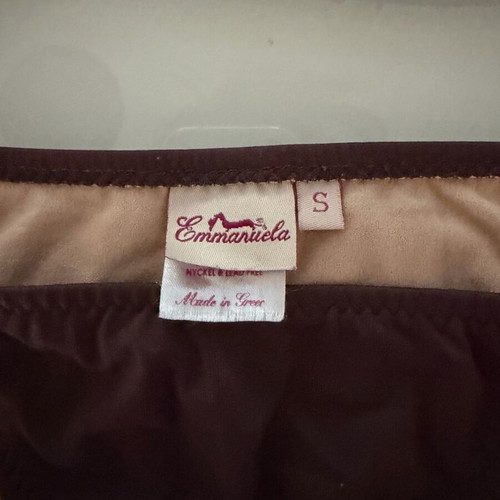Emmanuela Swimwear bikini set brown size Small like new