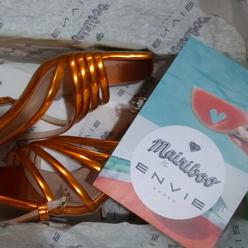 Mairiboo for Envie orange sandals new No 37