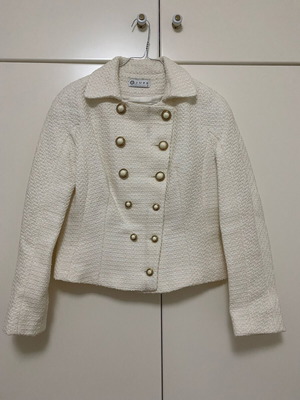 Jacket new, white, unworn