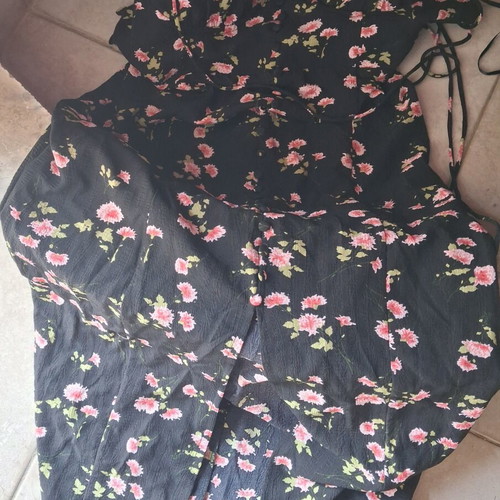 Dress and blouse new, black