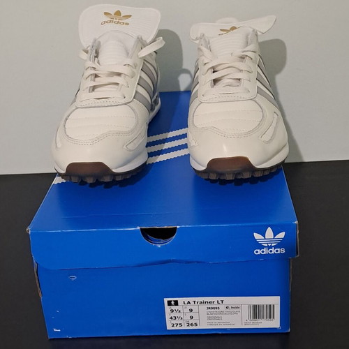 Adidas Originals LA Trainer sneakers size 43 1/3 off-white leather