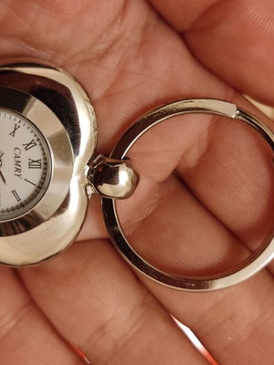 Keychain watch new, silver