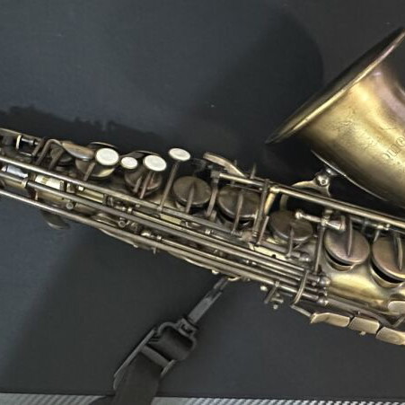 Alto saxophone used, with case