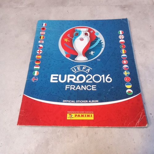 Collectible Panini UEFA Euro 2016 France sticker album used