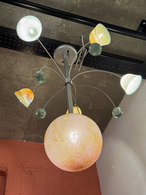 Φωτιστικό Original Space Age vintage μεταχειρισμένο, μεγάλο