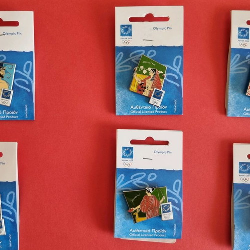 Pins Athens 2004 The Twelve Gods of Olympus set, new