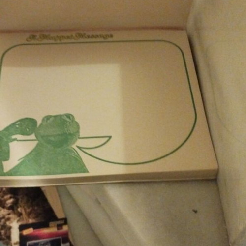 The Muppet Show vintage 1978 agenda notebook used