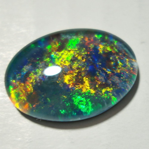 Australlian Opal Opal Doublet Galaxy 3.8 ct new
