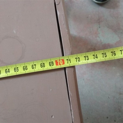 Τραπεζάκι ξύλινο μεταχειρισμένο 71Χ71Χ41 εκ