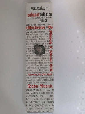 Swatch DADA TRACES Gent Special GZ184 καινούργιο συλλεκτικό ρολόι