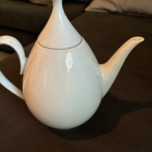 Vintage Scherzer Bavaria porcelain teapot 18 cm like new